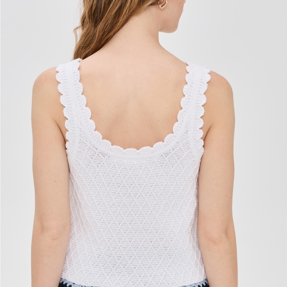 Splendid Sonia Crochet Sweater Tank - Picture 4 of 4